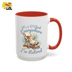 It's 5 O'clock Everywhere Retired Mug Gift For Cat Lovers - HQLOL