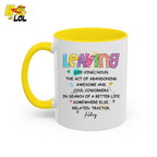 Leaving Definition Mug Personalized Gift For Coworker - HQLOL