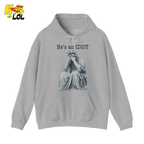 Liberty Statue He's an IDIOT Hoodie Gift for Democrats - HQLOL