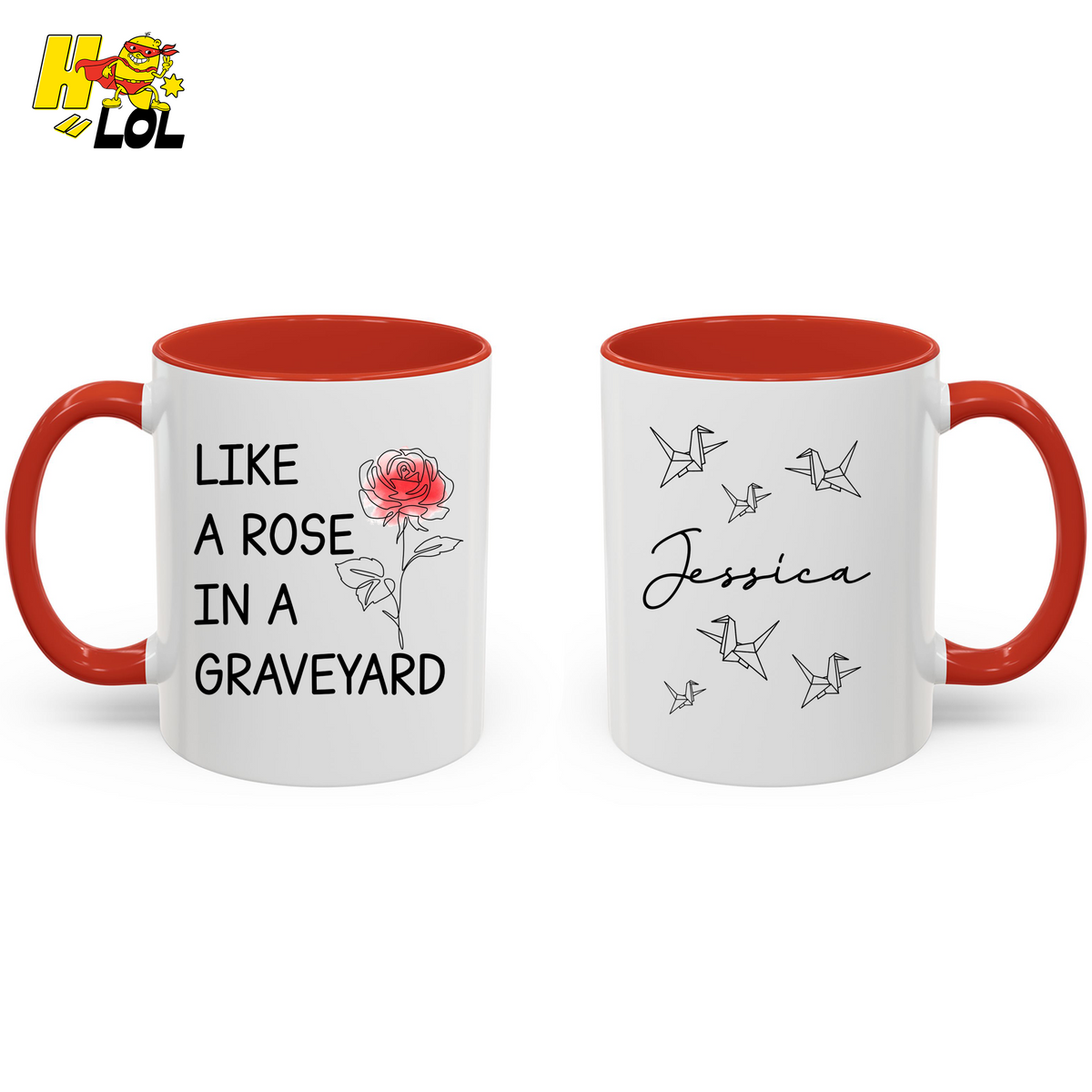 Like A Rose In A Graveyard Manacled Mug Personalized Gift For Book Lovers - HQLOL
