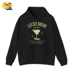Lucky Bride Bachelorette Hoodie Personalized Gift for Bride To Be - HQLOL
