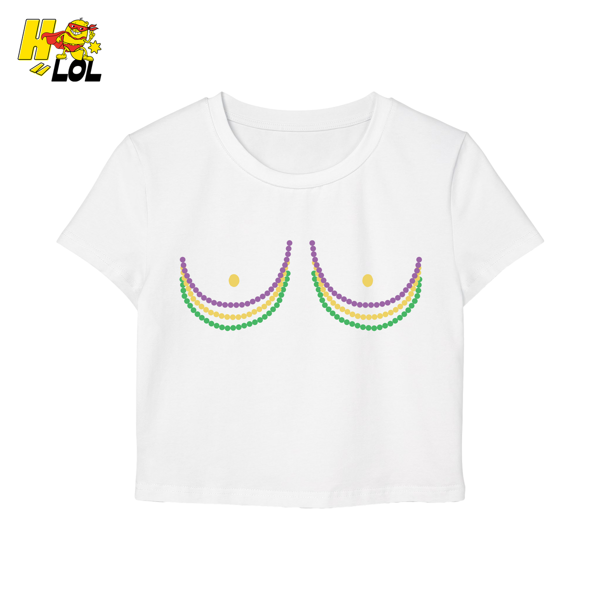 Mardi Gras Beads Funny BabyTee Gift for Women - HQLOL