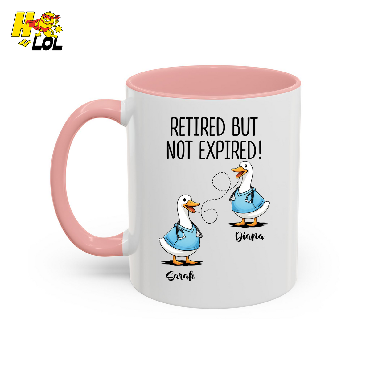 Never Too Old To Have Coffee Together Mug Gift for Retired Nurse - HQLOL