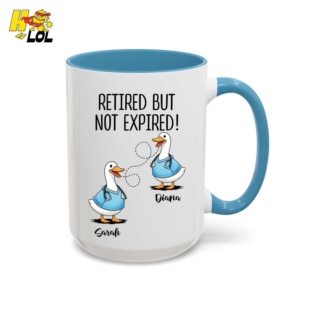 Never Too Old To Have Coffee Together Mug Gift for Retired Nurse - HQLOL