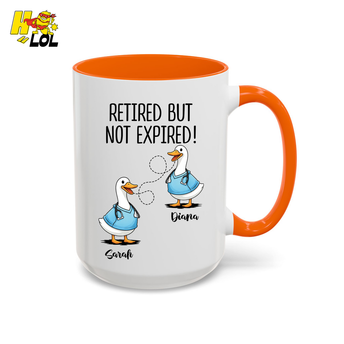 Never Too Old To Have Coffee Together Mug Gift for Retired Nurse - HQLOL