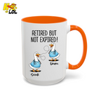 Never Too Old To Have Coffee Together Mug Gift for Retired Nurse - HQLOL