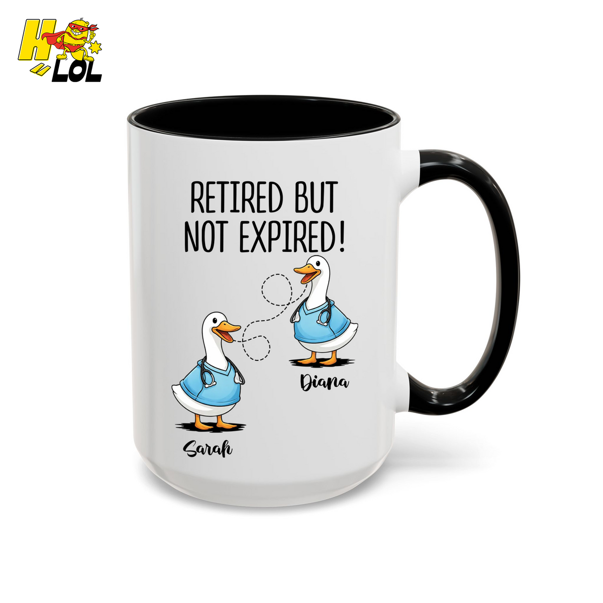 Never Too Old To Have Coffee Together Mug Gift for Retired Nurse - HQLOL