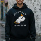 Wake Up Sluts It's Time To Sin Funny Duck Hoodie Gift for Friends - HQLOL