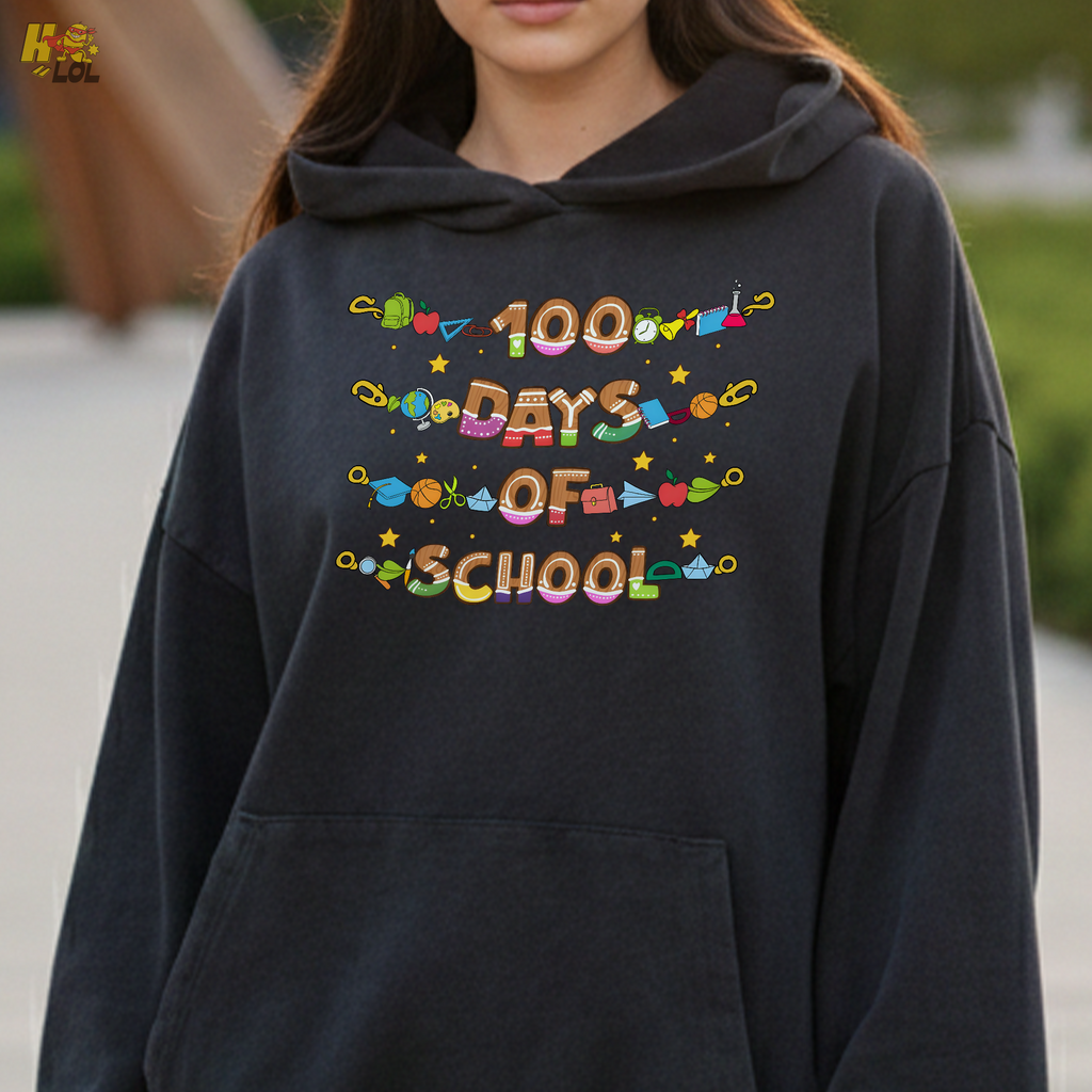100 Days Of School Teacher Hoodie Gift For Teachers - HQLOL