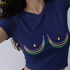 Mardi Gras Beads Funny BabyTee Gift for Women - HQLOL