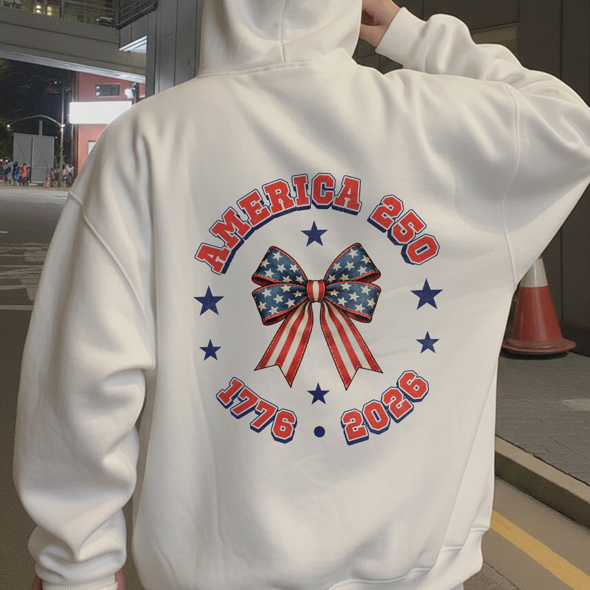 America 250 Semiquincentennial Retro Hoodie Gift For Patriot - HQLOL
