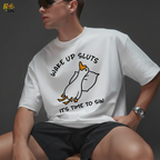 Wake Up Sluts It's Time To Sin Funny Duck T-shirt Gift for Friends - HQLOL