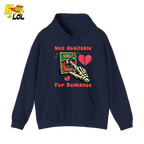 Not Available For Romance Skeleton Hoodie Gift For Single - HQLOL