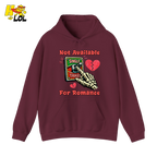Not Available For Romance Skeleton Hoodie Gift For Single - HQLOL