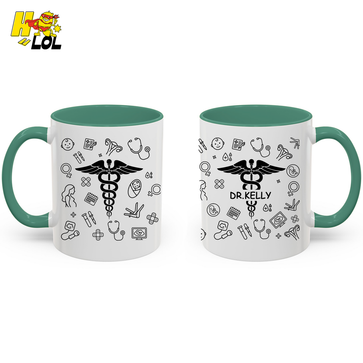 OBGYN Medical Doctor Name Mug Gift For Doctors - HQLOL