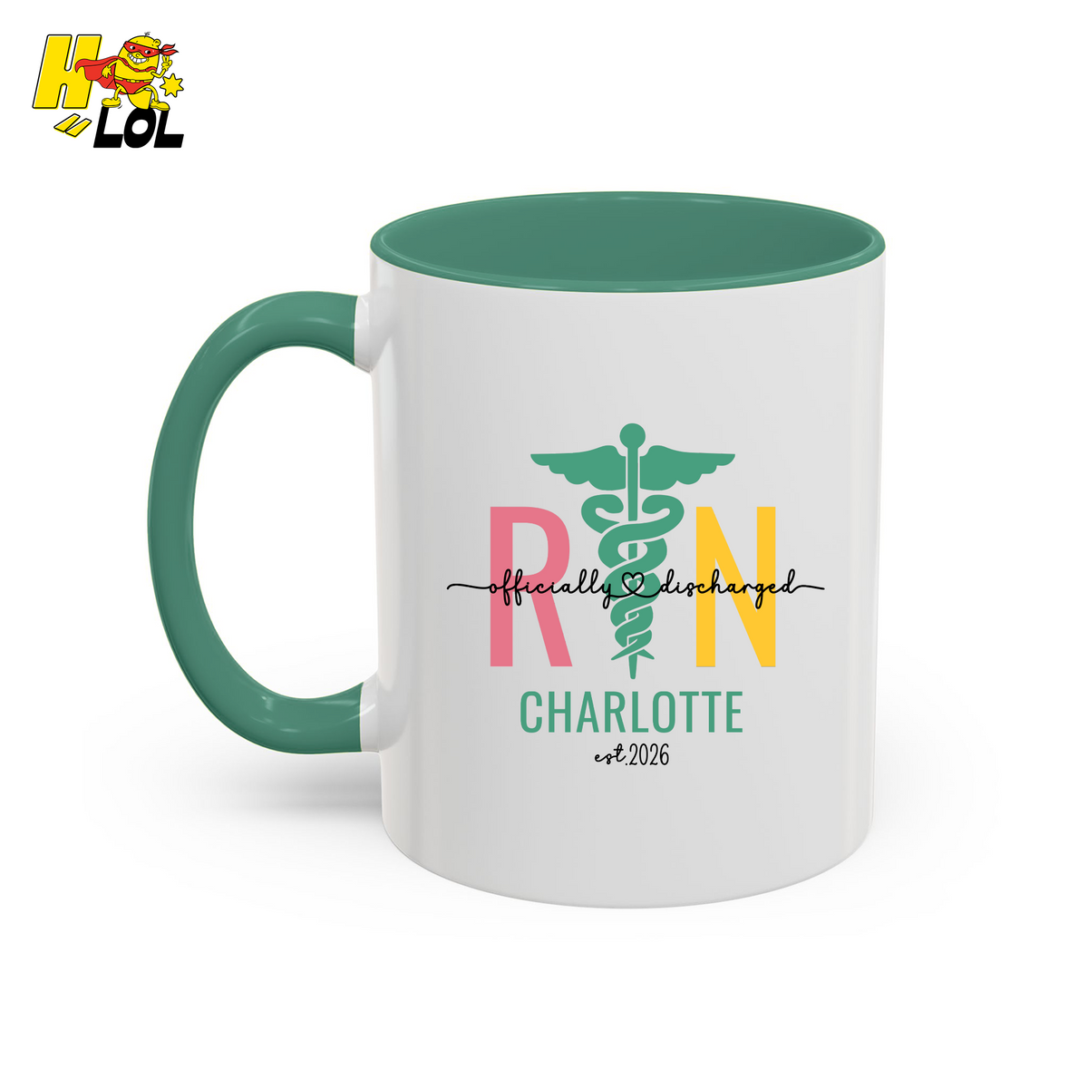 Officially Discharged RN Mug Gift For Retired Nurses - HQLOL