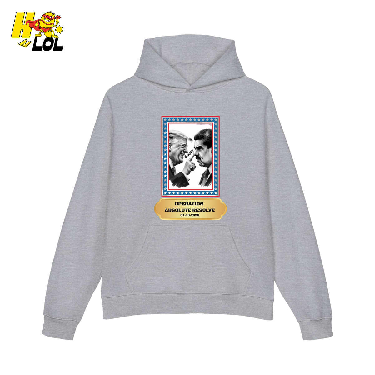Operation Absolute Resolve Political Satire Hoodie Gift for Voters - HQLOL