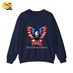 Patriotic Eagle USA 250 Years of Freedom Sweatshirt Gift For Americans - HQLOL