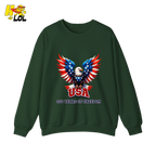 Patriotic Eagle USA 250 Years of Freedom Sweatshirt Gift For Americans - HQLOL
