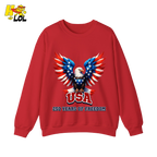 Patriotic Eagle USA 250 Years of Freedom Sweatshirt Gift For Americans - HQLOL