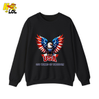 Patriotic Eagle USA 250 Years of Freedom Sweatshirt Gift For Americans - HQLOL