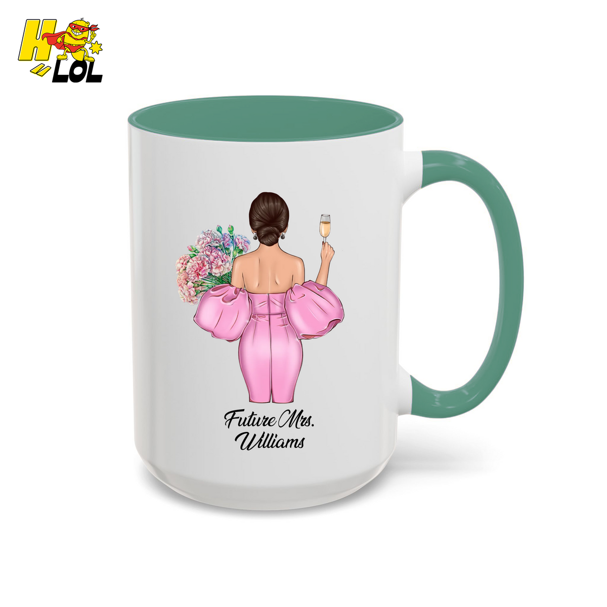 Personalized Future Mrs Mug Gift For Bride - HQLOL