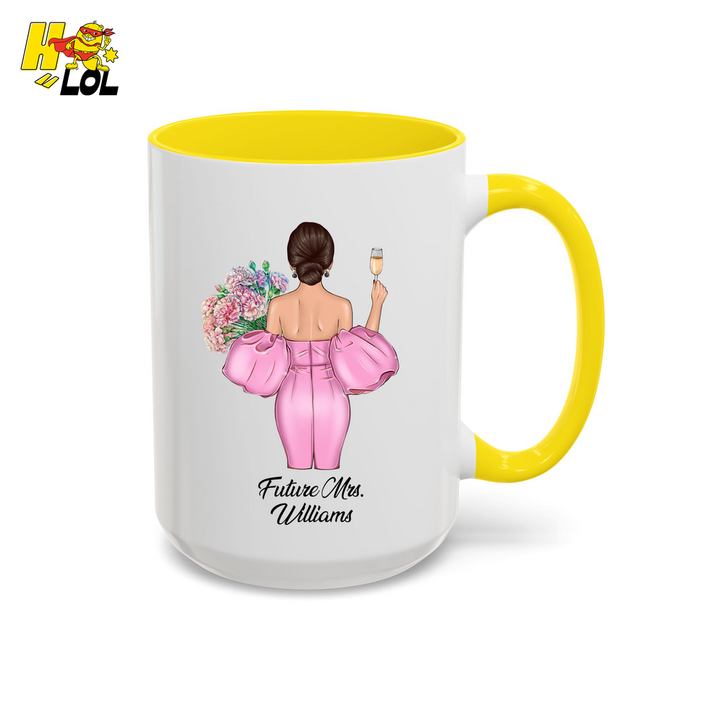 Personalized Future Mrs Mug Gift For Bride - HQLOL