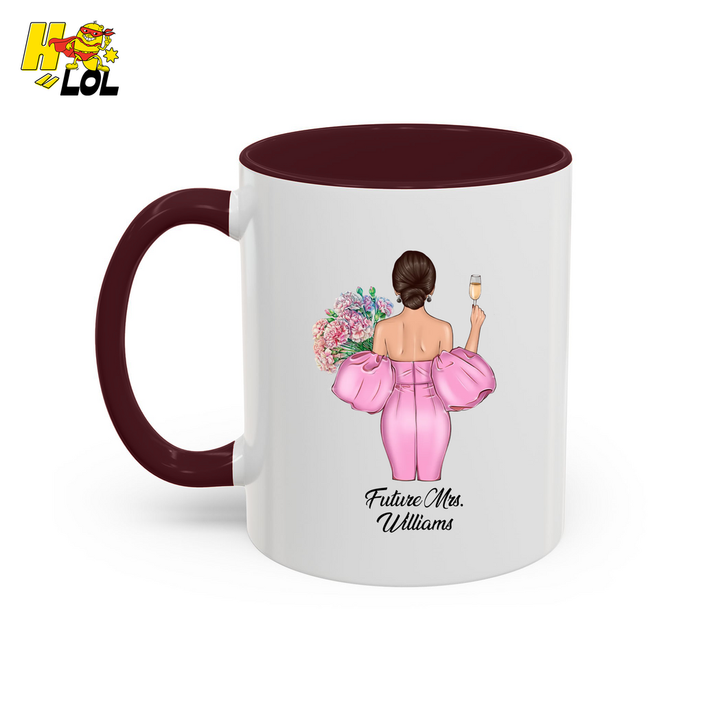 Personalized Future Mrs Mug Gift For Bride - HQLOL