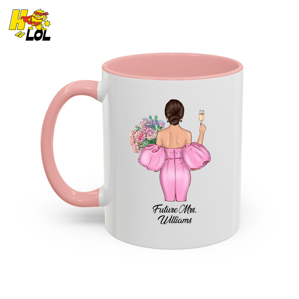 Personalized Future Mrs Mug Gift For Bride - HQLOL