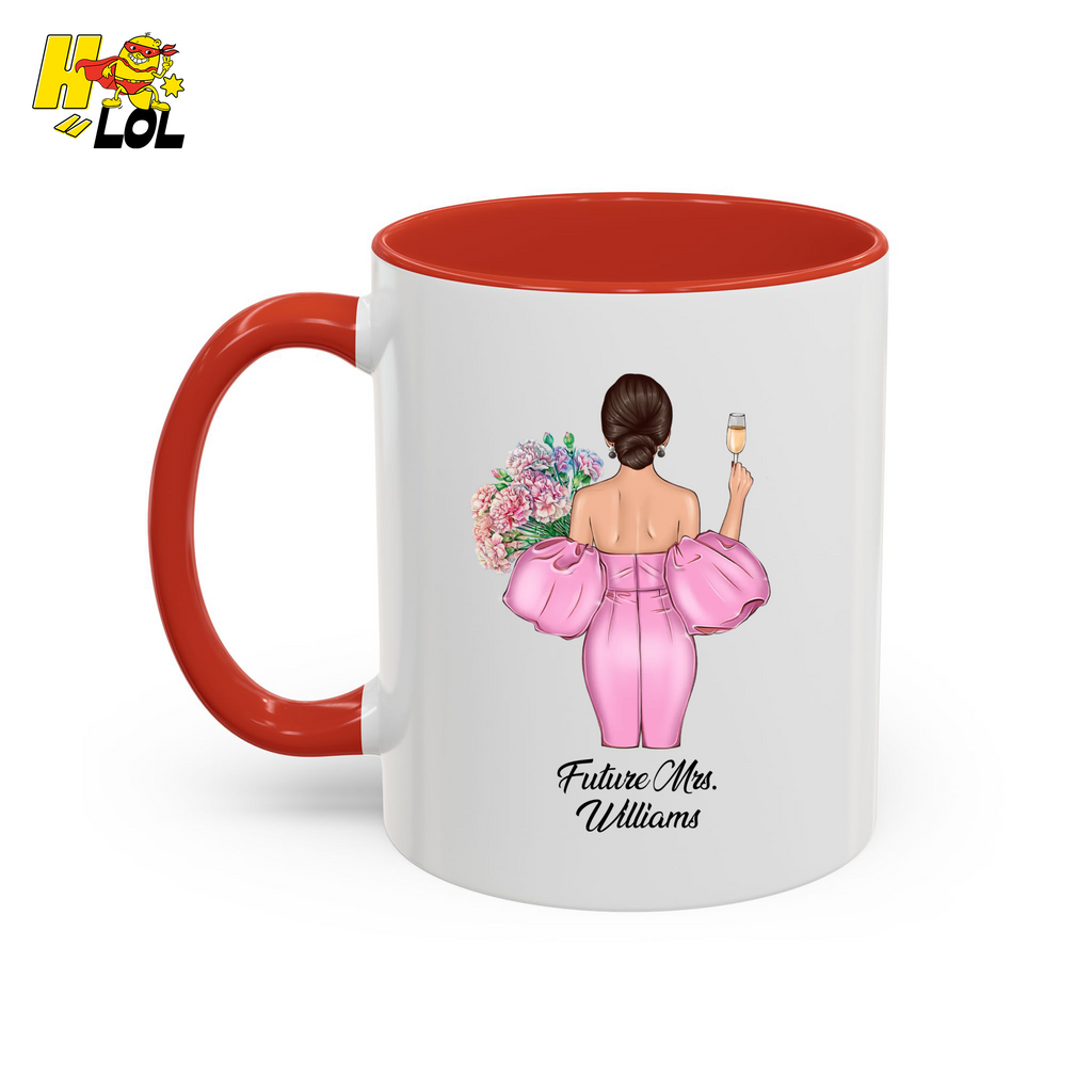 Personalized Future Mrs Mug Gift For Bride - HQLOL