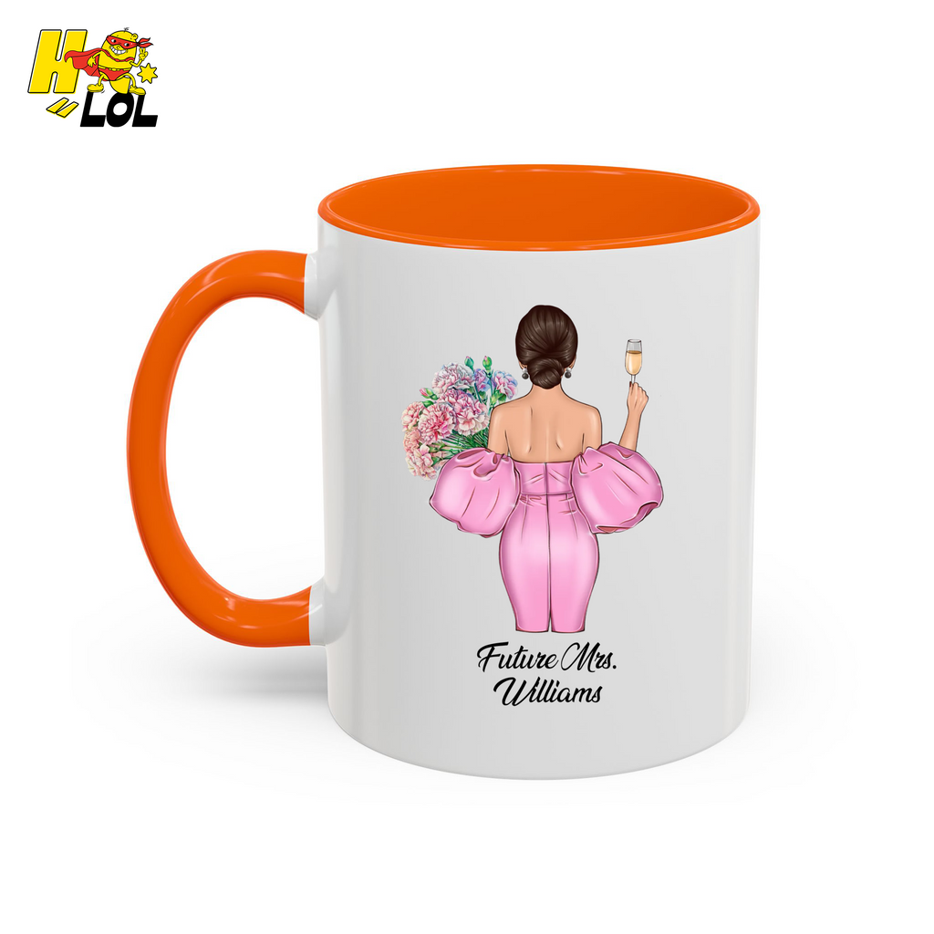 Personalized Future Mrs Mug Gift For Bride - HQLOL
