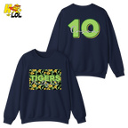 Personalized Northgate Tigers Floral School Mascot Sweatshirt - HQLOL