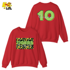 Personalized Northgate Tigers Floral School Mascot Sweatshirt - HQLOL