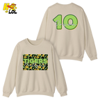 Personalized Northgate Tigers Floral School Mascot Sweatshirt - HQLOL