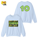 Personalized Northgate Tigers Floral School Mascot Sweatshirt - HQLOL