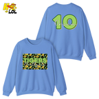 Personalized Northgate Tigers Floral School Mascot Sweatshirt - HQLOL