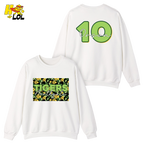 Personalized Northgate Tigers Floral School Mascot Sweatshirt - HQLOL