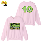 Personalized Northgate Tigers Floral School Mascot Sweatshirt - HQLOL