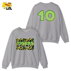 Personalized Northgate Tigers Floral School Mascot Sweatshirt - HQLOL