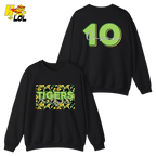 Personalized Northgate Tigers Floral School Mascot Sweatshirt - HQLOL