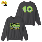 Personalized Northgate Tigers Floral School Mascot Sweatshirt - HQLOL