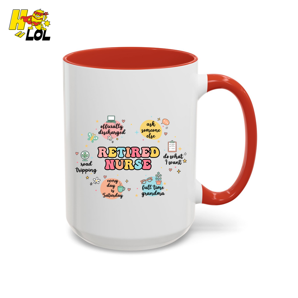 Retired Nurse Life Activities Mug Gift for Nurse - HQLOL