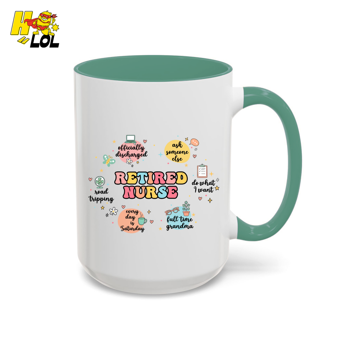 Retired Nurse Life Activities Mug Gift for Nurse - HQLOL