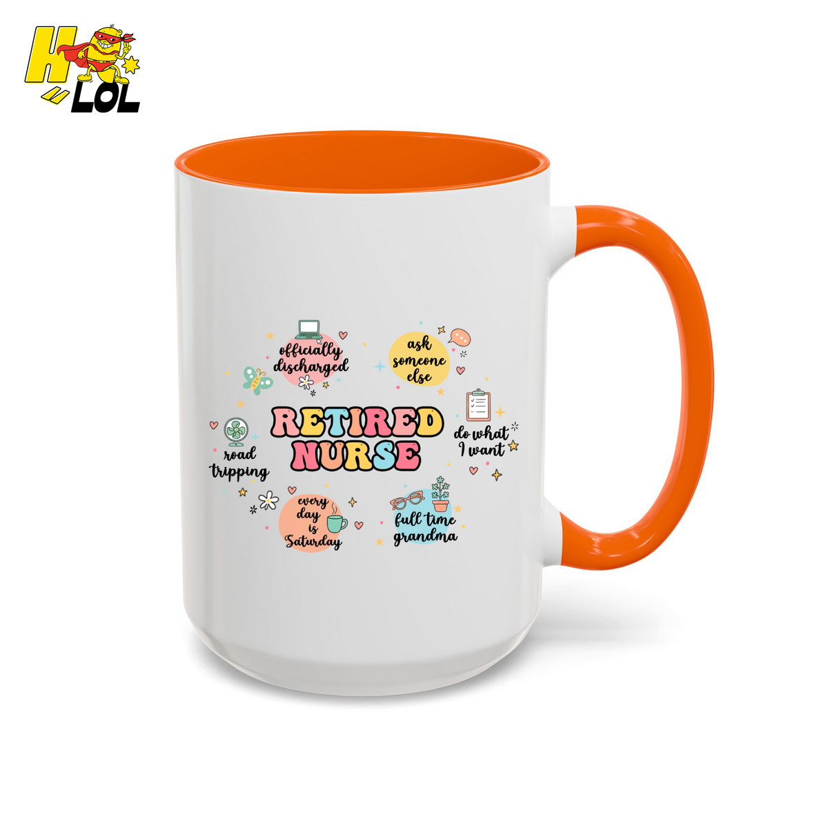 Retired Nurse Life Activities Mug Gift for Nurse - HQLOL