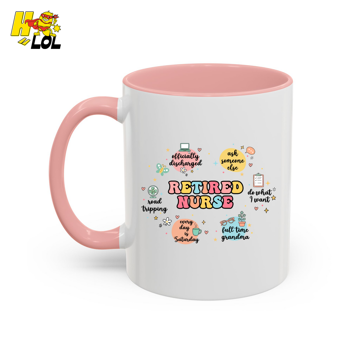 Retired Nurse Life Activities Mug Gift for Nurse - HQLOL
