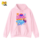 Retro Neon Girls Just Wanna Have Fun Valentine Hoodie Gift For Her - HQLOL