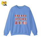 Roses Are Red Poem Funny Sweatshirt Gift for Valentine - HQLOL