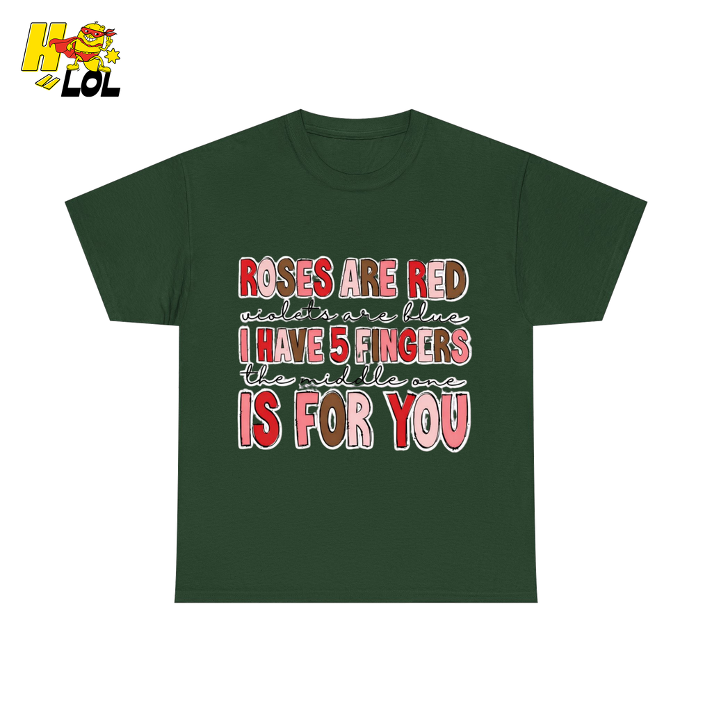 Roses Are Red Poem Funny Tshirt Gift for Valentine - HQLOL