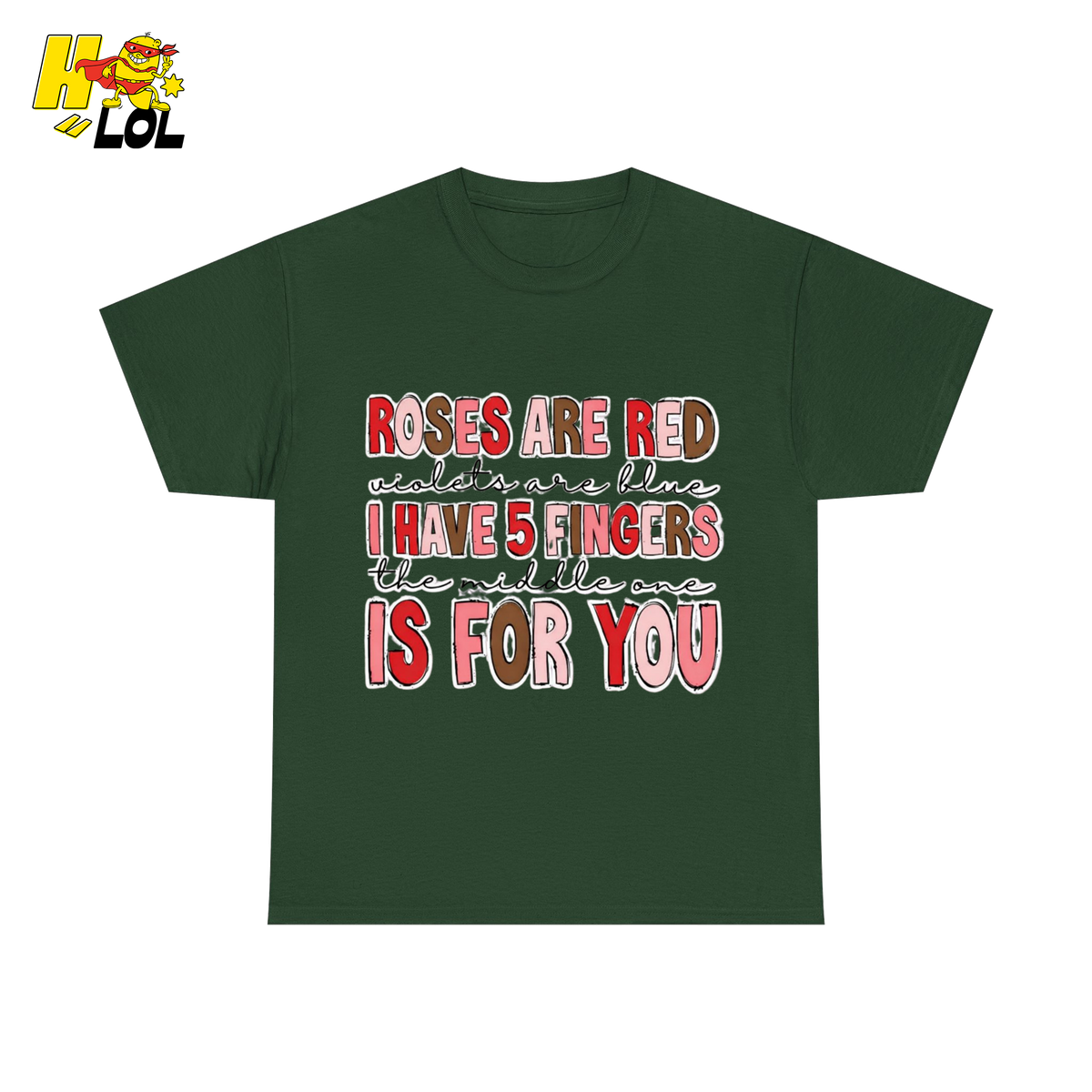 Roses Are Red Poem Funny Tshirt Gift for Valentine - HQLOL