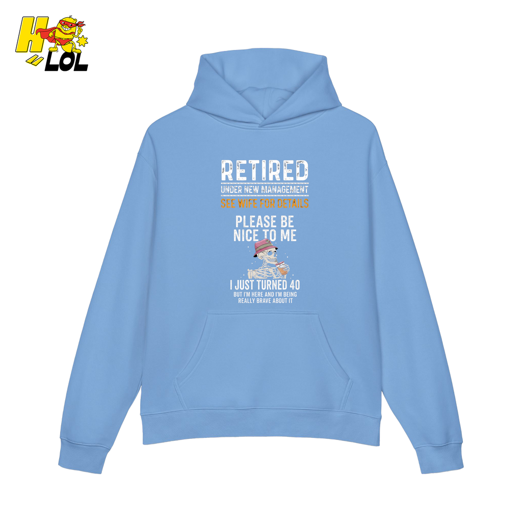 Skeleton 40th Birthday Hoodie Gift For Birthday Girl - HQLOL